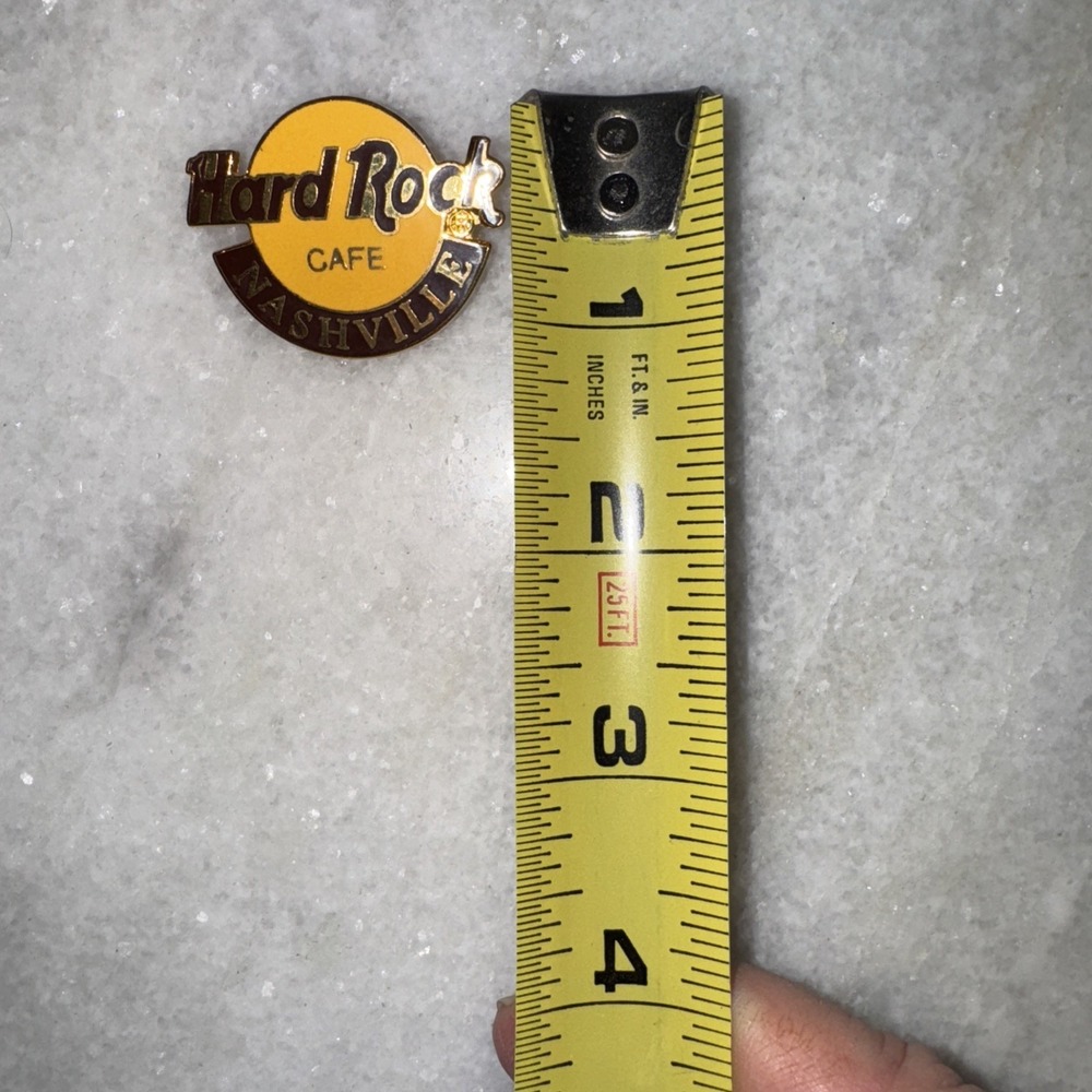 Vintage Hard Rock Cafe Nashville Logo Lapel Pin Classic Logo - Picture 5 of 5